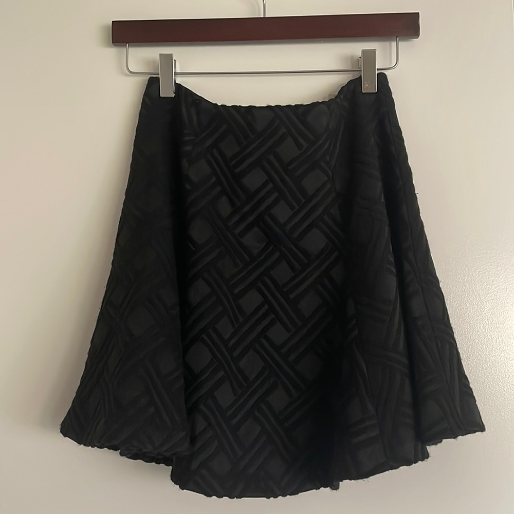 Alice & Olivia black skater skirt